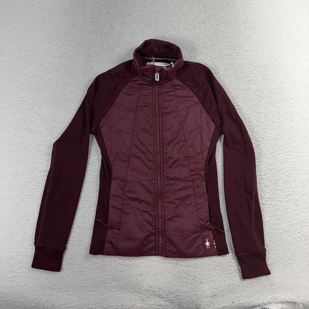 Smartwool Womens Smartloft Jacket XS Black Cherry SW016791 Active Stretch NWOT
